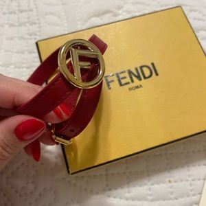 COPY - Fendi leather Bracelet